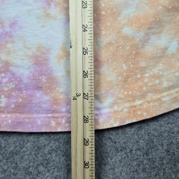 Walt Disney Spirit Jersey Shirt Unisex Large Orange Pink Tie Dye Long Sleeve - Picture 13 of 14